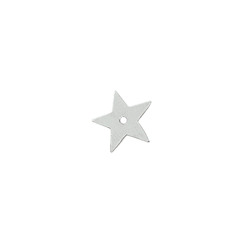 Pingente Estrela - 1 Furo no Centro - 9mm